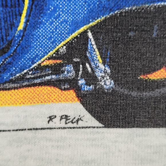 Vintage 80s Classic Car Shirt M/L 20x26 USA - Picture 4 of 16